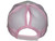 Glitter Ponytail Trucker Hats - Low Profile Structured Mesh Ladies BK Caps pink back