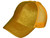 Glitter Ponytail Trucker Hats - Low Profile Structured Mesh Ladies BK Caps gold 
