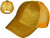 Glitter Ponytail Trucker Hats - Low Profile Structured Mesh Ladies BK Caps gold 