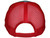 Heather Gray Trucker Hats - 6 Panel Structured Unisex Twill Mid Profile Mesh Snapback Caps red back