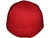Fitted Baseball Hats - Blank Mid Profile Cotton Twill Caps red back