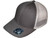 Fitted Trucker Hats - Premium Quality 6 Panel Structured Slightly Curved Bill dark gray