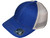 Fitted Trucker Hats - Premium Quality 6 Panel Structured Slightly Curved Bill royal blue 