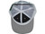 Low Profile Trucker Hats - 6 Panel Structured Slightly Curved Bill Compare to Richardson 115 heather gray white mesh under inside