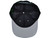 Low Profile Trucker Hats - 6 Panel Structured Slightly Curved Bill Compare to Richardson 115 heather gray black mesh