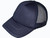 *Youth Size* Blank Foam Trucker Hats - BK Caps Foam Front Mid Profile Mesh Back navy blue