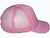 *Youth Size* Blank Foam Trucker Hats - BK Caps Foam Front Mid Profile Mesh Back pink side