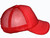 *Youth Size* Blank Foam Trucker Hats - BK Caps Foam Front Mid Profile Mesh Back red side