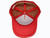 *Youth Size* Blank Foam Trucker Hats - BK Caps Foam Front Mid Profile Mesh Back red inside