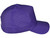 Blank 5 Panel Laser Perforated Trucker Hats - Customizable, Breathable & Water-Repellent purple side