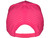 Blank 5 Panel Laser Perforated Trucker Hats - Customizable, Breathable & Water-Repellent fuchsia back