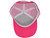 Blank 5 Panel Laser Perforated Trucker Hats - Customizable, Breathable & Water-Repellent fuchsia inside