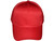 Blank 6 Panel Laser Perforated Trucker Hats - Customizable, Breathable & Water-Repellent red front