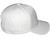 Blank 6 Panel Laser Perforated Trucker Hats - Customizable, Breathable & Water-Repellent white side