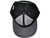 Blank 6 Panel Laser Perforated Trucker Hats - Customizable, Breathable & Water-Repellent dark gray inside
