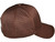 Blank 6 Panel Laser Perforated Trucker Hats - Customizable, Breathable & Water-Repellent Brown side