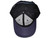 Blank 6 Panel Laser Perforated Trucker Hats - Customizable, Breathable & Water-Repellent navy blue inside