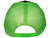 *Youth Size* Blank Trucker Hats - Structured Mesh BK Caps black neon green back