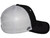*Youth Size* Blank Trucker Hats - Structured Mesh BK Caps black white side