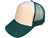 Blank Foam Trucker Hats - Wholesale 5 Panel Foam Mid Profile Caps white Dark green