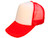 Blank Foam Trucker Hats - Wholesale 5 Panel Foam Mid Profile Caps white red