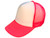 Blank Foam Trucker Hats - Wholesale 5 Panel Foam Mid Profile Caps white dark pink