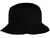 Wholesale 100% Cotton Fitted Bucket Hat – Classic Style black