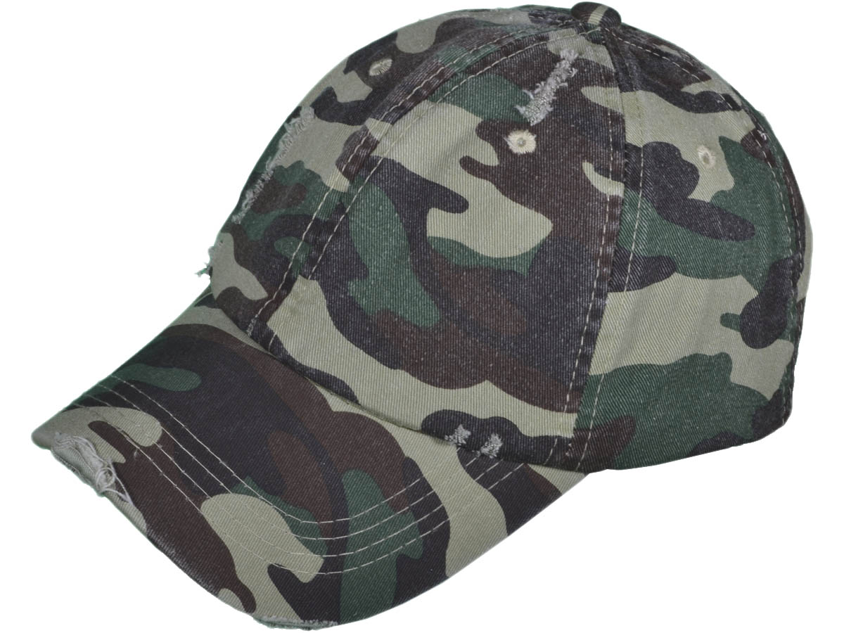 camouflage Wholesale NEW BK Caps Low Profile Unstructured Washed