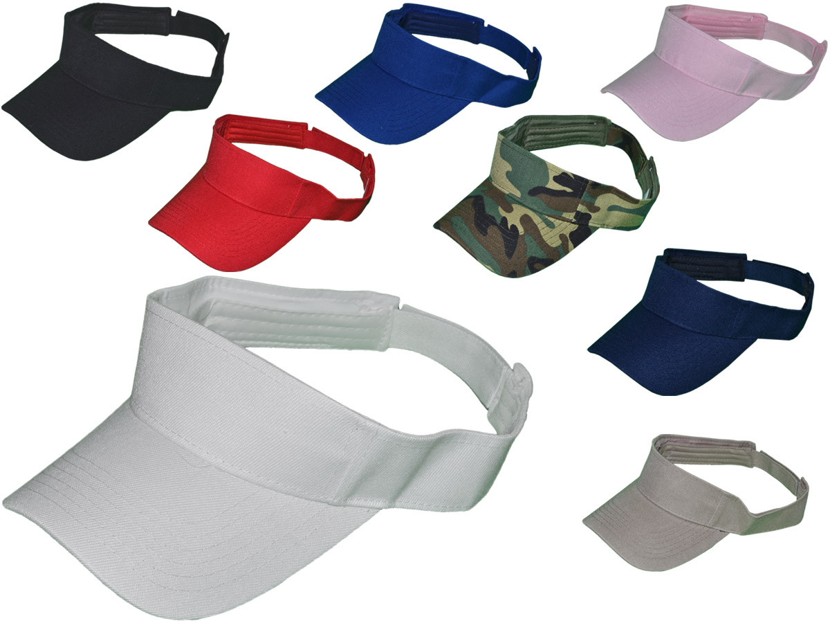 Blank Sun Visor HATs BK Caps (8 colors available) - 2063