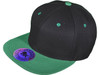 Blank Vintage Snapback Hats black kelly green