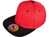 Blank Vintage Snapback Hats red black 