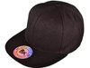 Blank Vintage Snapback Hats black