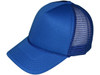 Blank Foam Trucker Hats - BK Caps Foam Front Mid Profile Mesh Back royal blue