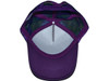 Blank Foam Trucker Hats - BK Caps Foam Front Mid Profile Mesh Back purple 