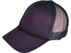 Blank Foam Trucker Hats - BK Caps Foam Front Mid Profile Mesh Back navy blue