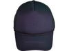 Blank Foam Trucker Hats - BK Caps Foam Front Mid Profile Mesh Back navy blue