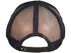 Blank Foam Trucker Hats - BK Caps Foam Front Mid Profile Mesh Back navy blue