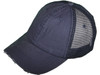 Vintage Distressed Trucker Hats navy blue