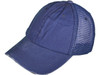 Vintage Distressed Trucker Hats royal blue