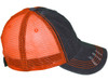 Vintage Distressed Trucker Hats back orange side