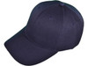 Blank Structured Baseball Hats navy blue