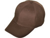Blank Structured Baseball Hats brown