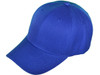 Blank Structured Baseball Hats royal blue