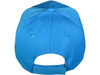 Blank Structured Baseball Hats turquoise back