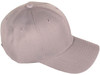 Blank Structured Baseball Hats light gray side