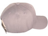 Blank Structured Baseball Hats light gray side