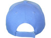 Blank Structured Baseball Hats sky blue back