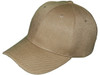 Blank Structured Baseball Hats coyote brown