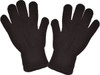 Dozen Pack Winter Knit Magic Gloves Wholesale Black