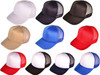 Dozen Pack Foam Front Trucker Hats - BK Caps Mid Profile Polyester Mesh Back